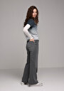 thumb-Regular Fit   Kadın Grey Denim Jean Pantolon