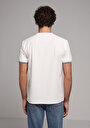 thumb-Regular Fit Yuvarlak Yaka Düz Erkek Beyaz Kısa Kol Tişört