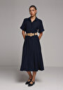 thumb-Regular Fit  Kadın Lacivert  Elbise