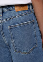 thumb-Mom Fit   Kadın Mid İndigo Denim Jean Pantolon