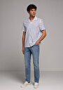 thumb-Regular Fit   Erkek Light İndigo Denim Jean Pantolon