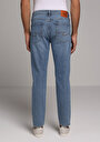 thumb-Regular Fit   Erkek Light İndigo Denim Jean Pantolon