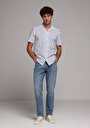 thumb-Regular Fit   Erkek Light İndigo Denim Jean Pantolon