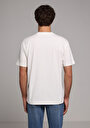 thumb-Comfort Fit Yuvarlak Yaka Düz Erkek Beyaz Kısa Kol Tişört