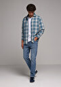 thumb-Regular Fit   Erkek Mid İndigo Denim Jean Pantolon