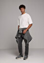 thumb-Regular Tapered Fit   Erkek Grey Denim Jean Pantolon