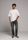 thumb-Regular Tapered Fit   Erkek Grey Denim Jean Pantolon