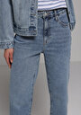 thumb-Straight Fit   Kadın Light İndigo Denim Jean Pantolon