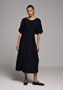 thumb-Regular Fit  Kadın Lacivert  Elbise