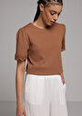 regular-fit-yuvarlak-yaka-duz-kadin-kahverengi-kisa-kol-tisort