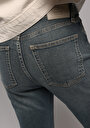 thumb-Regular Fit Orta Bel Bootcut Kadın Over Dyed Denim Jean Pantolon