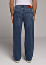 thumb-Relaxed Fit   Erkek Mid İndigo Denim Jean Pantolon