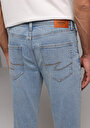 thumb-Straight Fit   Erkek Light İndigo Denim Jean Pantolon