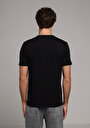 thumb-Regular Fit Yuvarlak Yaka Düz Erkek Siyah Kısa Kol Tişört