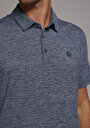 thumb-Comfort Fit Polo Yaka Düz Erkek Lacivert Kısa Kol Tişört