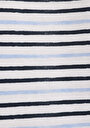 thumb-Regular Fit Yuvarlak Yaka Çizgili Erkek Mavi Kısa Kol Tişört