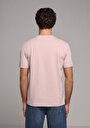 thumb-Regular Fit Yuvarlak Yaka Düz Erkek Pembe Kısa Kol Tişört