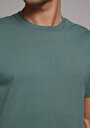 thumb-Regular Fit Yuvarlak Yaka Düz Erkek Yeşil Kısa Kol Tişört