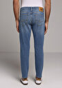 thumb-Slim Fit   Erkek Mid İndigo Denim Jean Pantolon