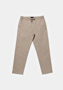 thumb-Regular Fit Orta Bel Düz Paça Erkek Bej  Pantolon