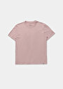 thumb-Regular Fit Yuvarlak Yaka Düz Erkek Pembe Kısa Kol Tişört