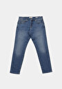 thumb-Slim Fit   Erkek Mid İndigo Denim Jean Pantolon