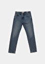 thumb-Straight Fit   Erkek Light İndigo Denim Jean Pantolon