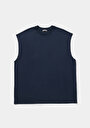 thumb-Oversize Fit   Erkek Mavi Atlet