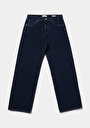 thumb-Relaxed Fit   Erkek Dark İndigo Denim Jean Pantolon