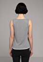 thumb-Slim Fit   Kadın Gri Atlet