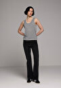 thumb-Slim Fit   Kadın Gri Atlet