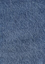 thumb-Mom Fit Yüksel Bel Düz Kadın Mid İndigo Denim Jean Şort