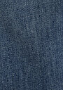 thumb-Straight Fit Düşük Bel Düz Erkek Mid İndigo Denim Jean Şort