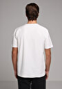 thumb-Regular Fit Yuvarlak Yaka Düz Erkek Beyaz Kısa Kol Tişört