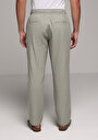 thumb-Regular Fit Orta Bel Düz Paça Erkek Yeşil  Pantolon