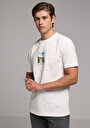 thumb-Regular Fit Yuvarlak Yaka Düz Erkek Beyaz Kısa Kol Tişört