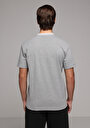 thumb-Regular Fit Yuvarlak Yaka Düz Erkek Gri Kısa Kol Tişört