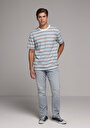 thumb-Regular Fit   Erkek Light İndigo Denim Jean Pantolon