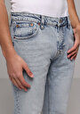 thumb-Regular Fit   Erkek Light İndigo Denim Jean Pantolon