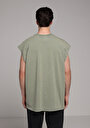 thumb-Oversize Fit   Erkek Yeşil Atlet