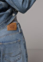 thumb-Relaxed Fit   Erkek Mid İndigo Denim Jean Pantolon