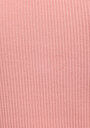 thumb-Slim Fit V Yaka Düz Kadın Pembe Kısa Kol Tişört