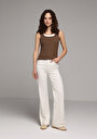 thumb-Slim Fit   Kadın Kahverengi Atlet