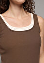 thumb-Slim Fit   Kadın Kahverengi Atlet