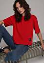 oversize-fit-yuvarlak-yaka-duz-kadin-kirmizi-kisa-kol-tisort