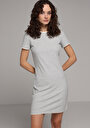 slim-fit-duz-kadin-gri-kisa-kol-elbise