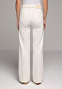 thumb-Regular Fit   Kadın White Denim Jean Pantolon