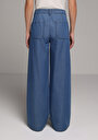 thumb-Loose Fit   Kadın Mid İndigo Denim Jean Pantolon