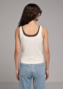 thumb-Slim Fit   Kadın Ekru Atlet