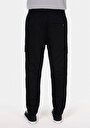 thumb-Slim Fit Orta Bel Lastikli Paça Erkek Siyah  Pantolon